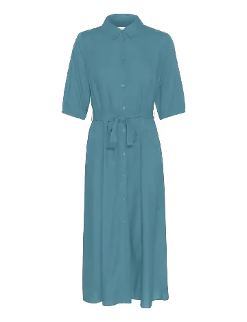 Rochie medie Cream, albastru
