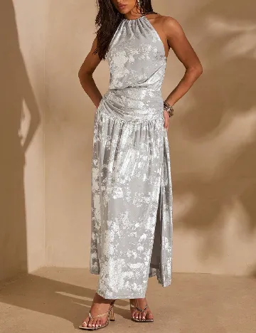 Rochie lunga SHEIN, argintiu