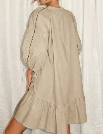 Rochie scurta SHEIN, crem