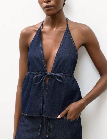 Top SHEIN, bleumarin