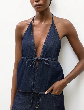 Top SHEIN, bleumarin