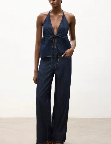 Top SHEIN, bleumarin