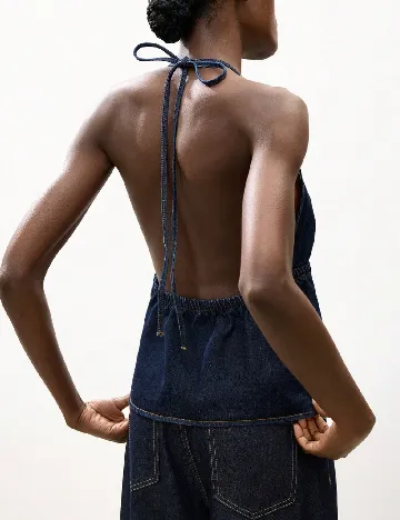 Top SHEIN, bleumarin