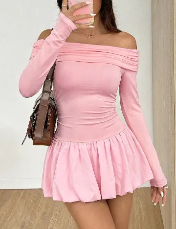 Rochie scurta SHEIN, roz