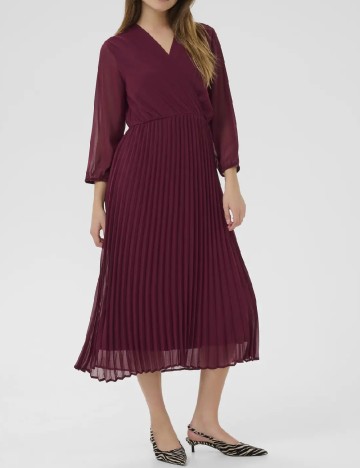 Rochie medie Culture, visiniu