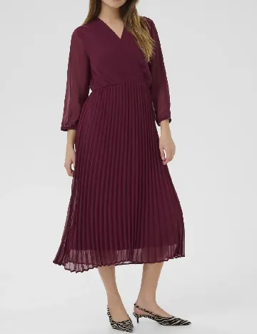 Rochie medie Culture, visiniu