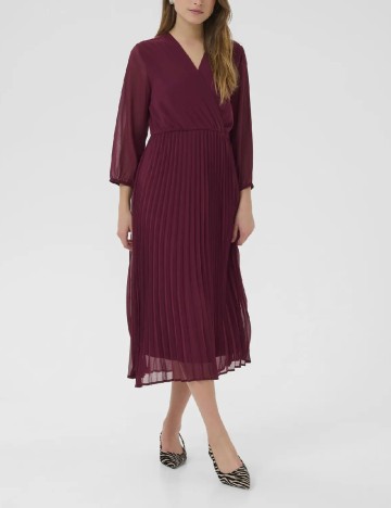 Rochie medie Culture, visiniu
