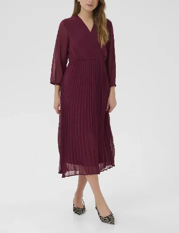 Rochie medie Culture, visiniu