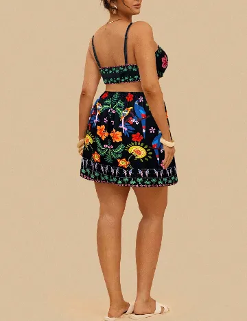 Rochie scurta SHEIN CURVE, mix culori