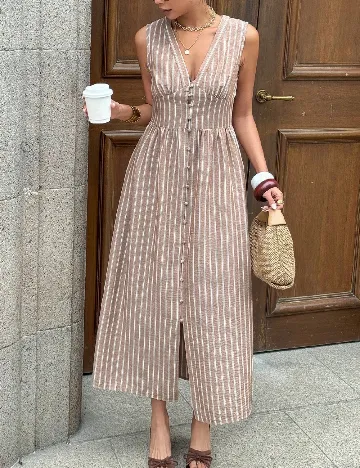 Rochie medie SHEIN, maro