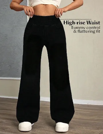 Pantaloni SHEIN, negru
