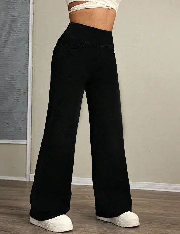 Pantaloni SHEIN, negru