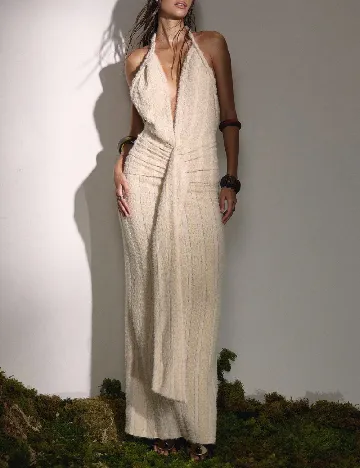 Rochie lunga Musera, bej