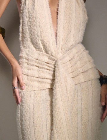 Rochie lunga Musera, bej