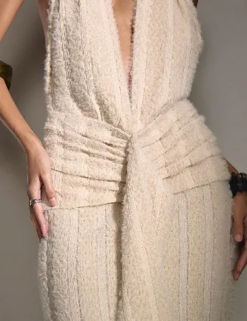 Rochie lunga Musera, bej