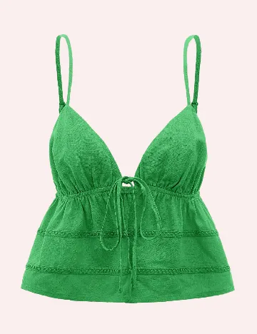 Top SHEIN, verde