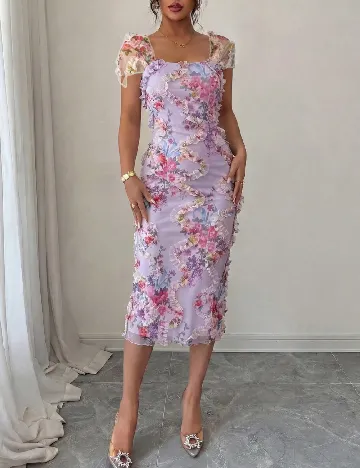 Rochie medie SHEIN, mov