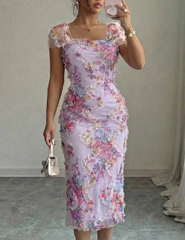 Rochie medie SHEIN, mov