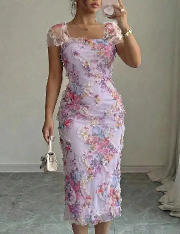Rochie medie SHEIN, mov