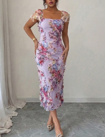 Rochie medie SHEIN, mov