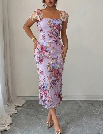 Rochie medie SHEIN, mov