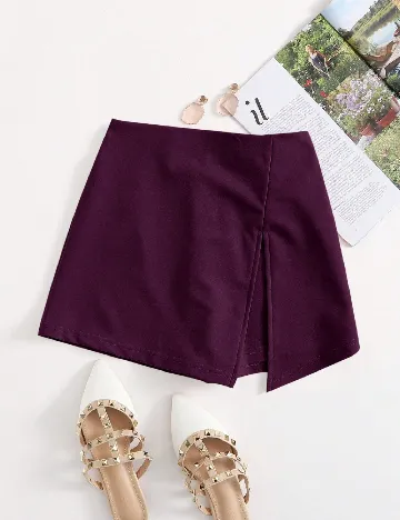 Fusta pantalon SHEIN, mov