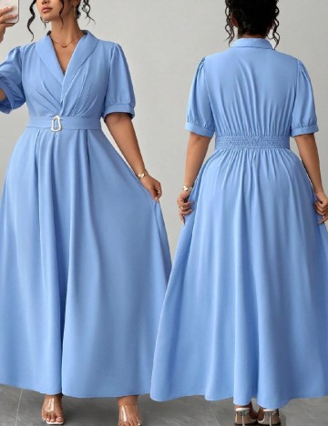 Rochie lunga SHEIN CURVE, albastru
