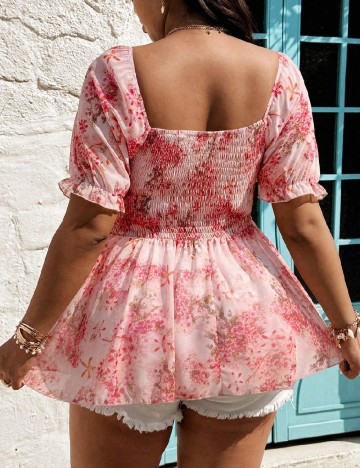 Bluza SHEIN CURVE, floral print