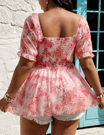 Bluza SHEIN CURVE, floral print