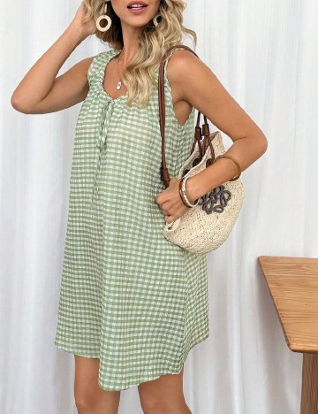 Rochie scurta SHEIN, verde
