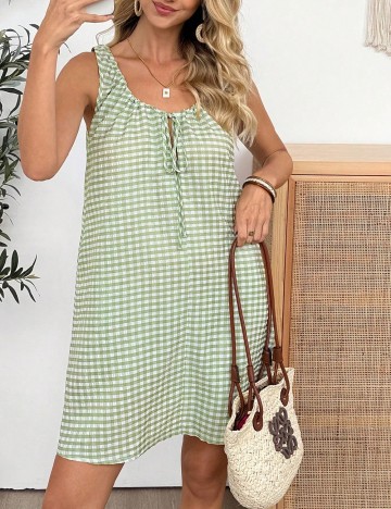 Rochie scurta SHEIN, verde