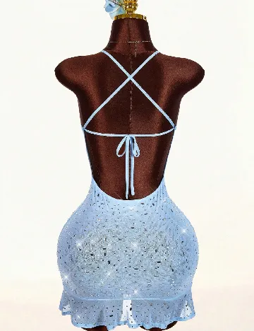 Rochie de plaja SHEIN, albastru