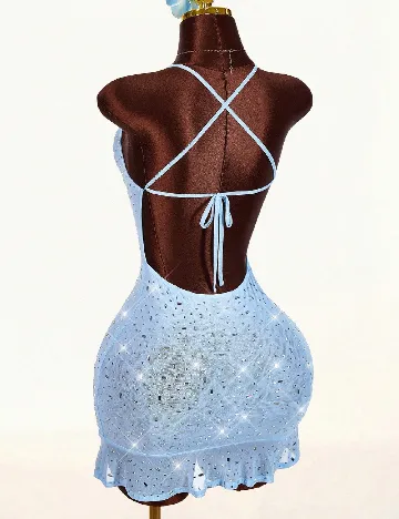 Rochie de plaja SHEIN, albastru