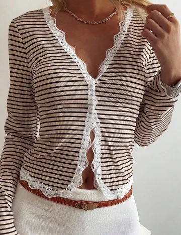 Cardigan Dazy, crem