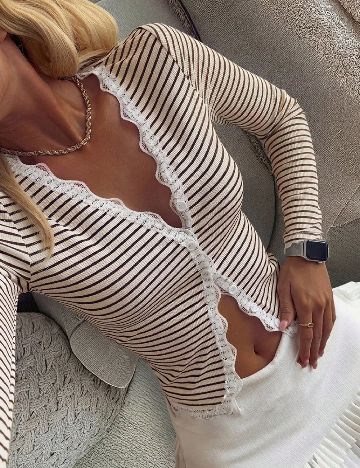 Cardigan Dazy, crem