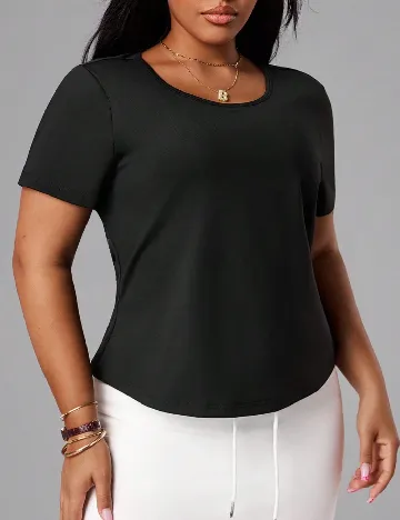 Bluza SHEIN CURVE, negru