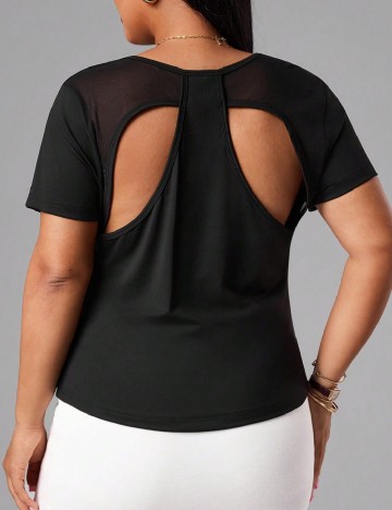 Bluza SHEIN CURVE, negru
