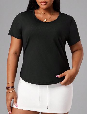 Bluza SHEIN CURVE, negru