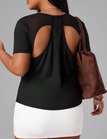 Bluza SHEIN CURVE, negru