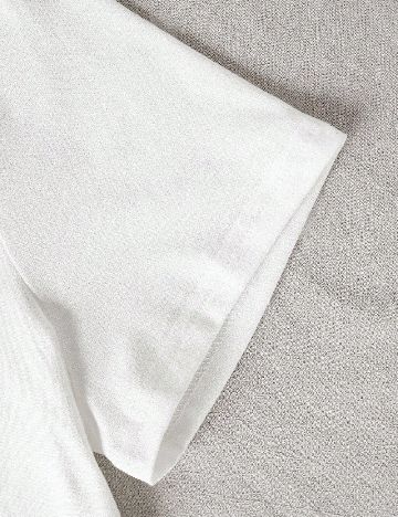 Tricou Oversize SHEIN, alb