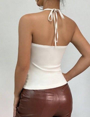 Top SHEIN, ecru