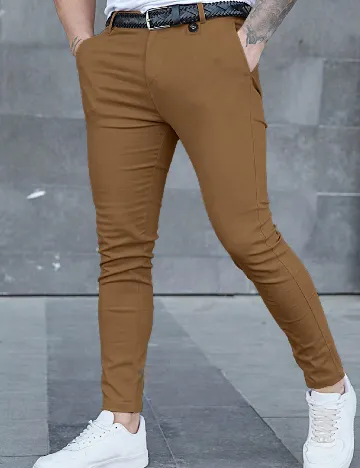 Pantaloni SHEIN, maro