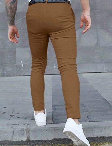 Pantaloni SHEIN, maro