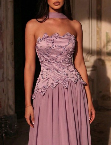 Rochie lunga SHEIN, mov