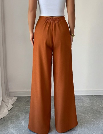 Pantaloni SHEIN, caramiziu