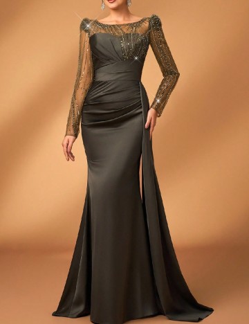 Rochie lunga SHEIN, verde