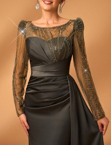 Rochie lunga SHEIN, verde