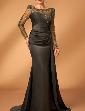Rochie lunga SHEIN, verde
