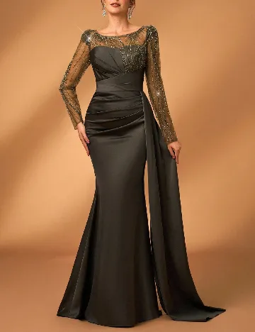 Rochie lunga SHEIN, verde