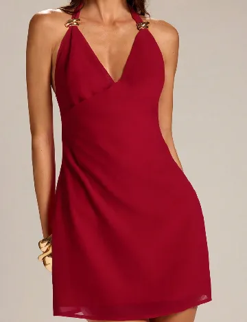 Rochie scurta SHEIN, rosu